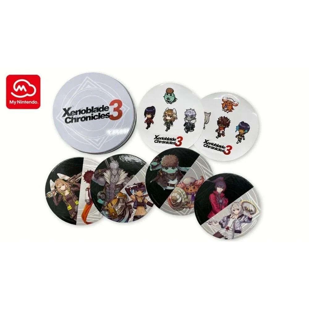 2 x Animal Crossing x The Roost & Xenoblade Chronicles 3 Drink Coaster Set - New